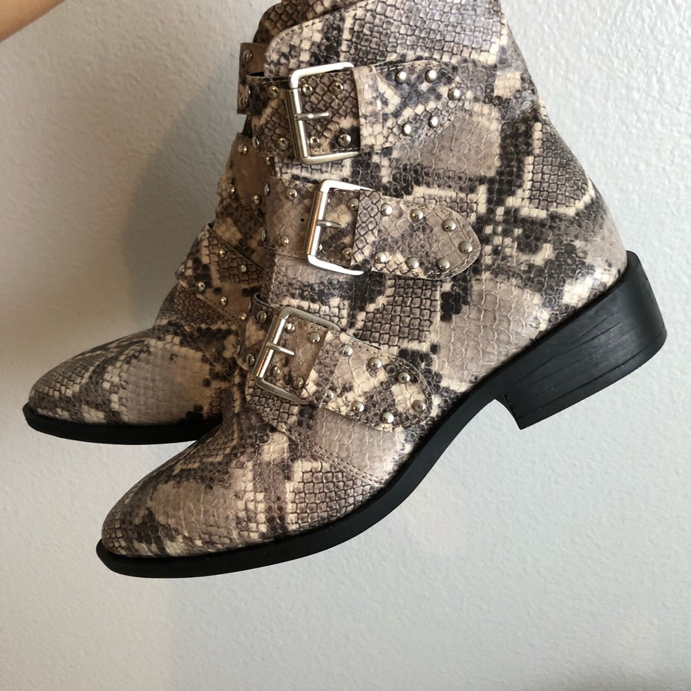 Steven By Steve Madden Harmon Leather Booties - image 2